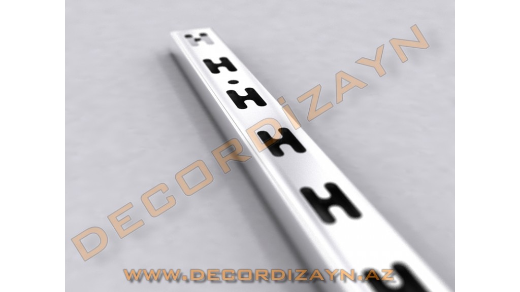 Conical Stick, 200 - 240cm, Italian, Chrome